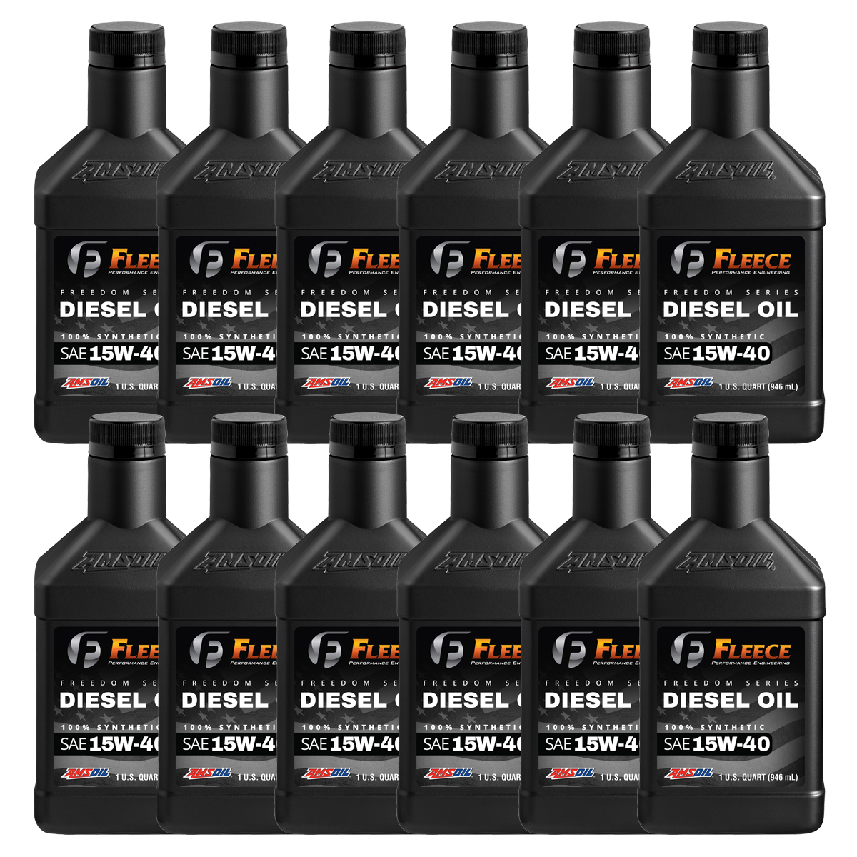 Freedom Series 15W-40 100% Synthetic Diesel Oil | FD1540QT-CA - AMSOIL