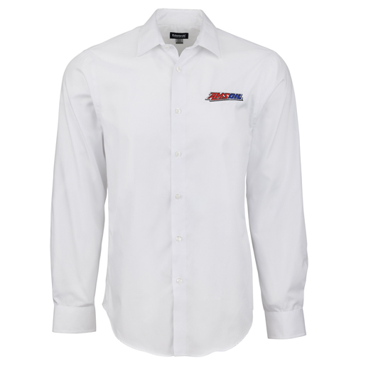 Men's White LS Dress Shirt | G3844 - AMSOIL Men's White LS Dress Shirt | G3844 - AMSOIL